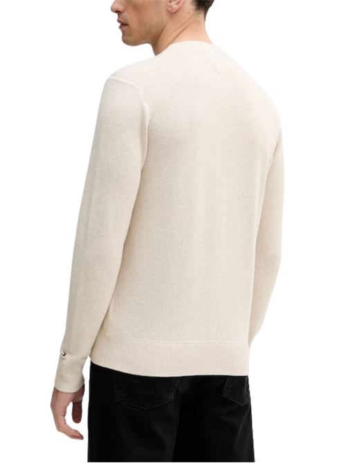 Maglione in cotone con scritta Tommy Hilfiger | MW0MW39533HGF
